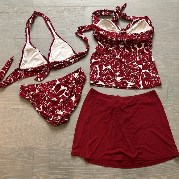 Robin Piccone swimsuit bundle-Bikini top, tankini, bottom & skirt mix & match! - Picture 7 of 10